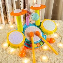 Childrens rack Sub-drum toy beginology baby toddler drummer instrumental boy girl jazz drum trainer 1-3 years old *