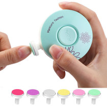 Electric Baby Nail Trimmer Infant Fingernails Polisher Care