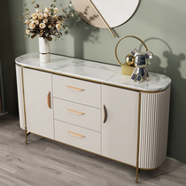 Sideboard modern simple light luxury marble cabinet living room wall-mounted home small apartment decorative storage entrance cabinet