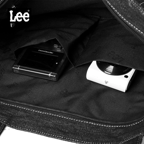 Lee Модная универсальная сумка через плечо, джинсовый шоппер