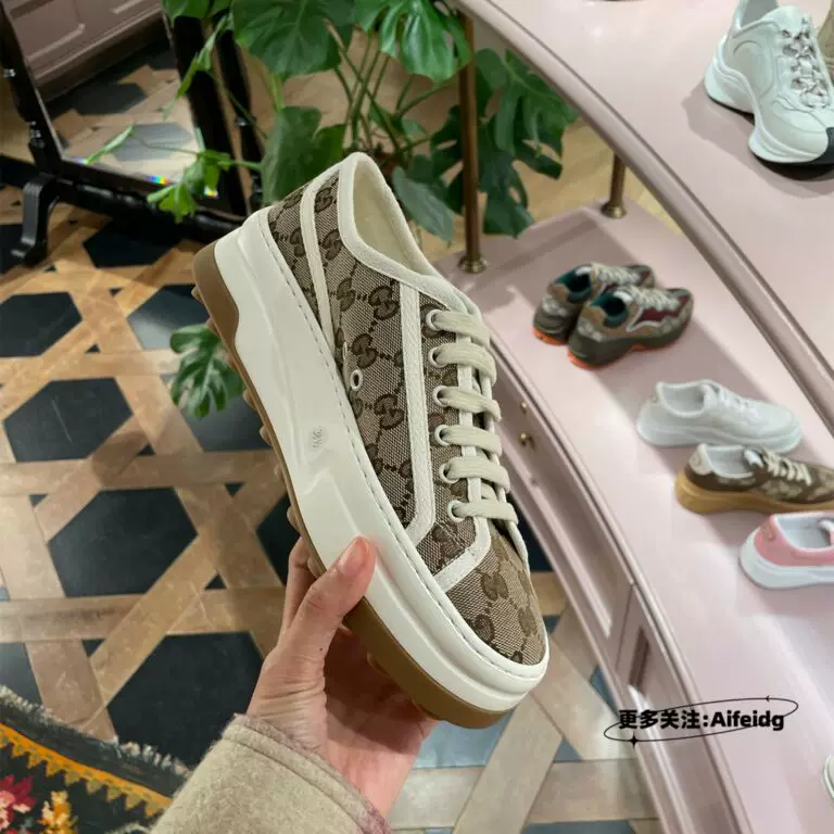 Milan счёт genuine Gucci/Gucci 23 новые GGpresbyopic толстая подошва кожаные туфли на платформе повседневные женские