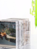 Acrylic storage transparent minimalist CD box lidless desktop disc storage box Duobaoge box disc box customization