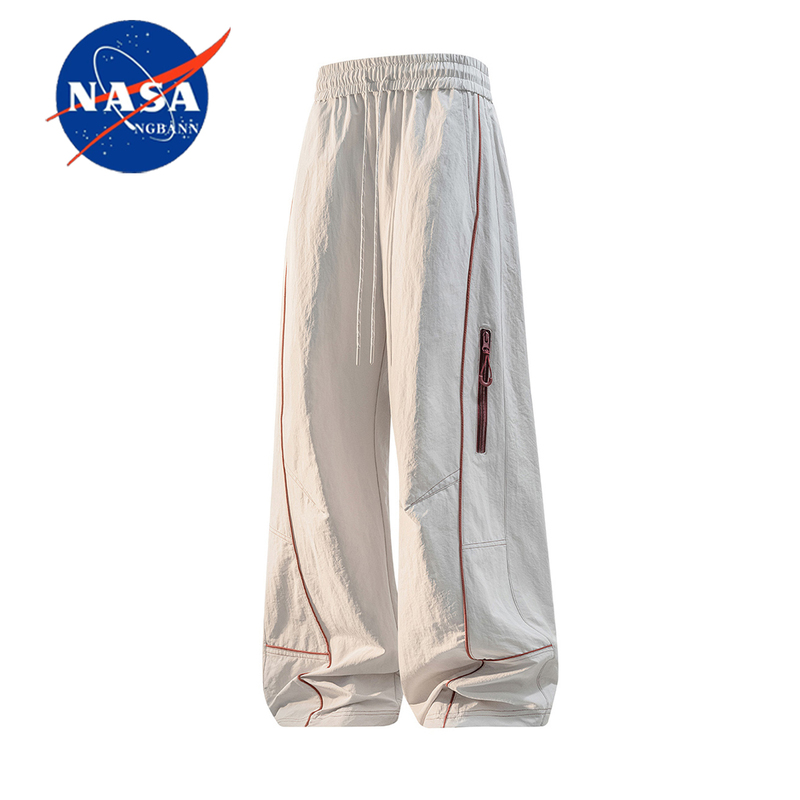 Nasangbann American-Style Cool and Stylish Outdoor Pants for Men, Summer Thin Ice Silk Quick-Dry Hiking Casual Sports Pants