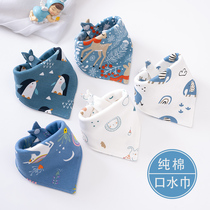 Cotton era baby saliva towel baby pure cotton triangle towel newborn anti-vomiting milk bib super soft bib summer