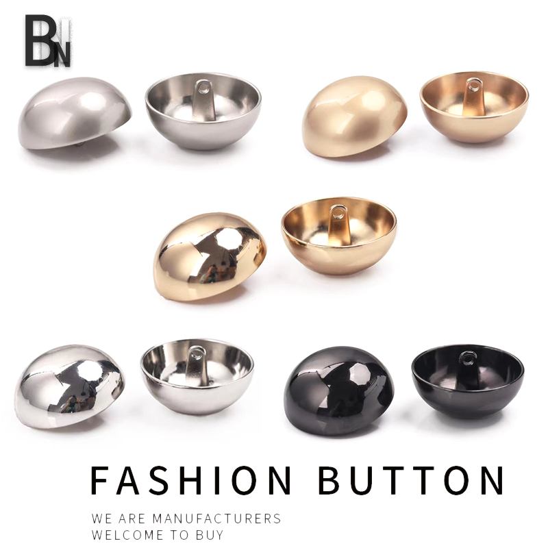 金属ボタンオールマッチ丸球状ハゲハイフットマッシュルームボタンシャツウィンドブレーカーコートジャケット装飾ボタン