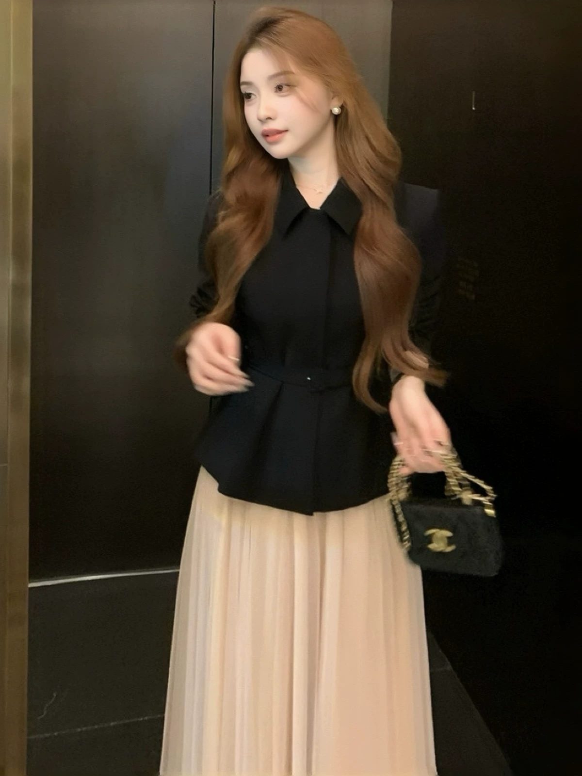 Spring classic suit jacket, skirt, set, high-quality style