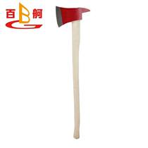 Baige CT fire long ax iron ax insulated high strength door breaking escape wooden handle ax iron ax 0 7 meters