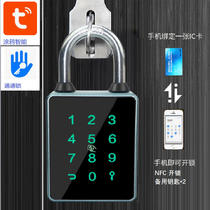 Mot de passe Fingerprint Padlock Big Number Tuncomm Lock Doodle Bluetooth APP Swipe NFC Unlock Gate Burglar Waterproof Électronique