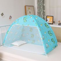 Childrens baby mosquito net Dust-proof top bottomless mosquito net cover Crib child mosquito net free of installation and foldable storage