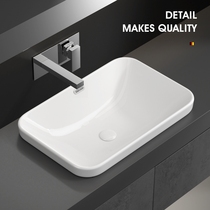 Kohler Kari bathroom crafts Taichung basin semi-embedded wash basin ceramic wash basin upper basin bathroom wash basin
