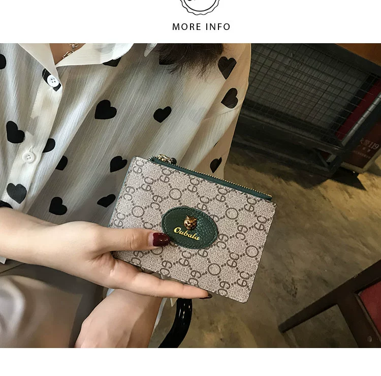 Thẻ nữ gói nhỏ và siêu mỏng đơn giản nhiều thẻ có dung lượng lớn Chủ thẻ 2019 mới ví một gói thủy triều - Chủ thẻ