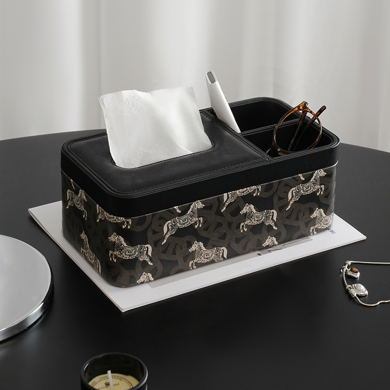 Xiyue Tissue Box, High-End Multifunctional Tissue Box for Living Room, Home Coffee Table Storage Box, High-End Tissue Box