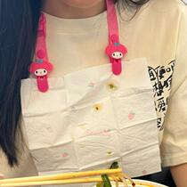 Dry rice clip splash-proof clip adult napkin clip baby saliva napkin clip rice pocket handkerchief clip childrens hanging neck adjustable