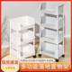 Small Trolley Storage Rack for Home Use, Multi-Layer Snack Organizer for Living Room, Mobile Kitchen Fruit and Vegetable Basket Shelf