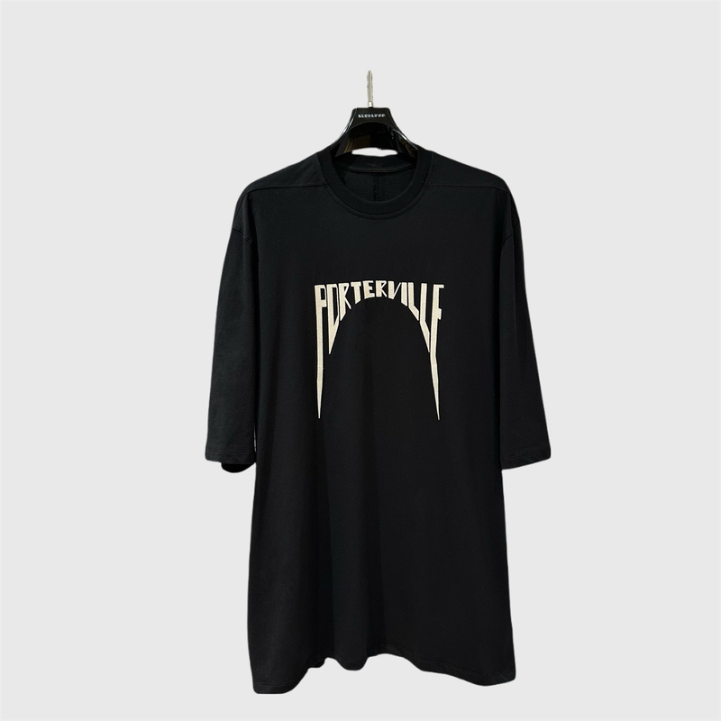 Spring and Summer New European and American Dark Ro Style High Street Letter Print Men's and Women's Round Neck Large Size Loose Short-Sleeved Half-Sleeved T-Shirt