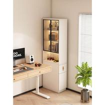 Side pull-out cabinet extremely narrow sofa side cabinet bookcase with glass door side pull-out narrow standing cabinet sandwich cabinet storage cabinet