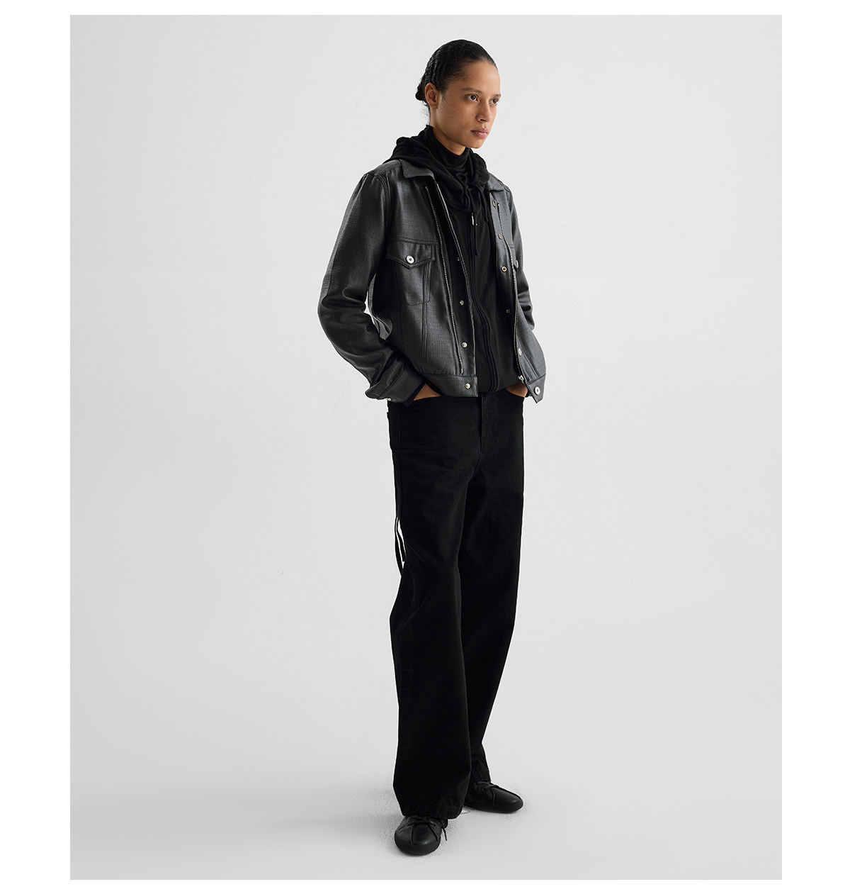 Slight Vogue Cropped Moto Jacket
