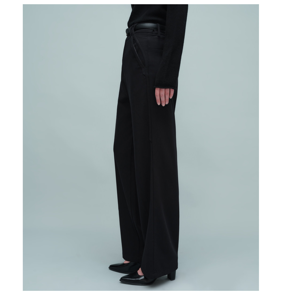 Slight Vogue Straight-Leg Wool Trousers