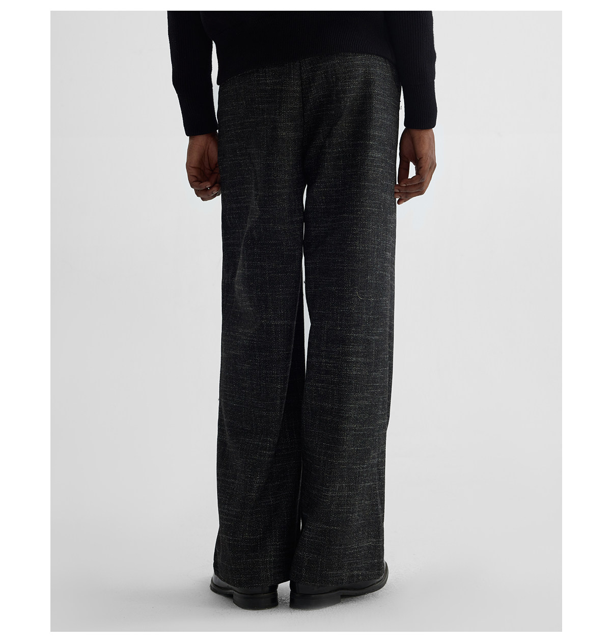 Slight Vogue Wool-Blend Double-Pleat Straight-Leg Trousers