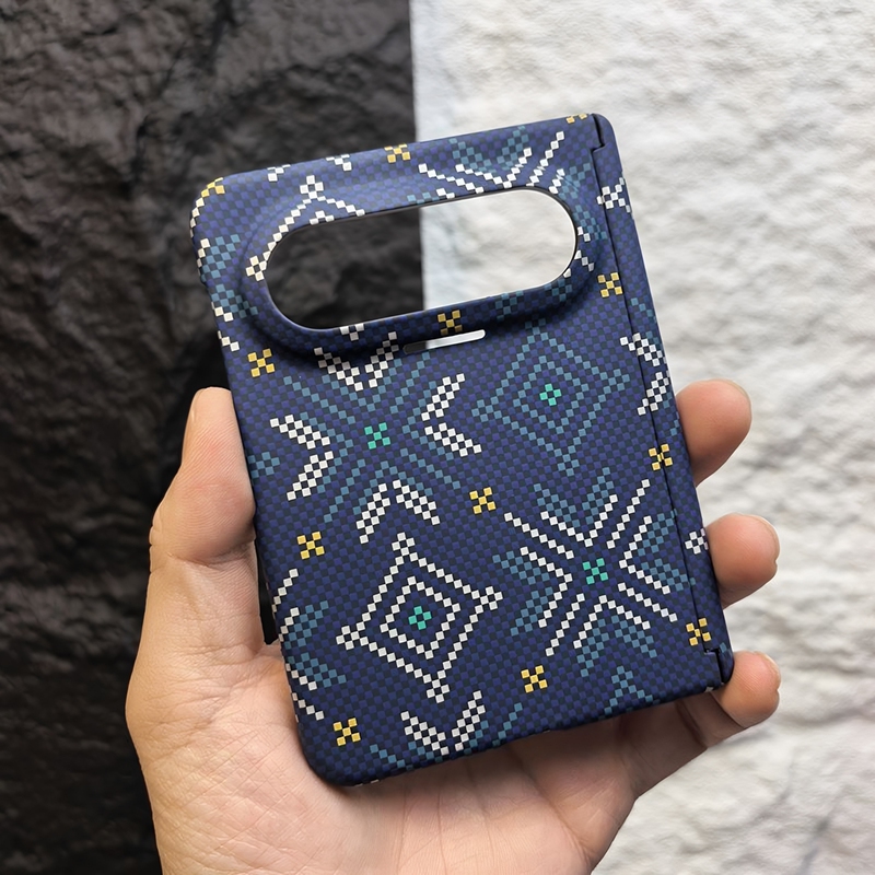 Suitable for Huawei Pura X Max Phone Case, Painted Kevlar Carbon Fiber Pattern, Magnetic Magsafe Dual-Axis Protective Cover, Pura X Max Collector's Edition, Wide Folding Hinge, Full-Cover High-End Shell Suitable for Huawei Pura X Max Phone Case, Painted Kevlar Carbon Fiber Pattern, Magnetic Magsafe Dual-Axis Protective Cover, Pura X Max Collector's Edition, Wide Folding Hinge, Full-Cover High-End Shell