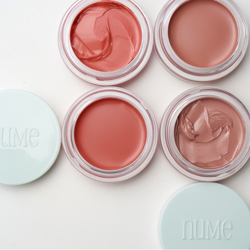 On the Go* Korean Nume New Product Natural Vitality Lipstick, Blush, and Eyeshadow in 2 Colors