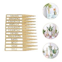 12 Pcs Succulent Letter Inserts Plant Emblems Labels