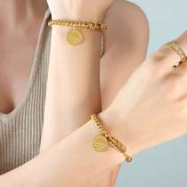 Couples popular jewelry round brand steel ball elastic brle