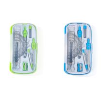Math Geometry Kit Compass Set Protractor Triangle Ruler