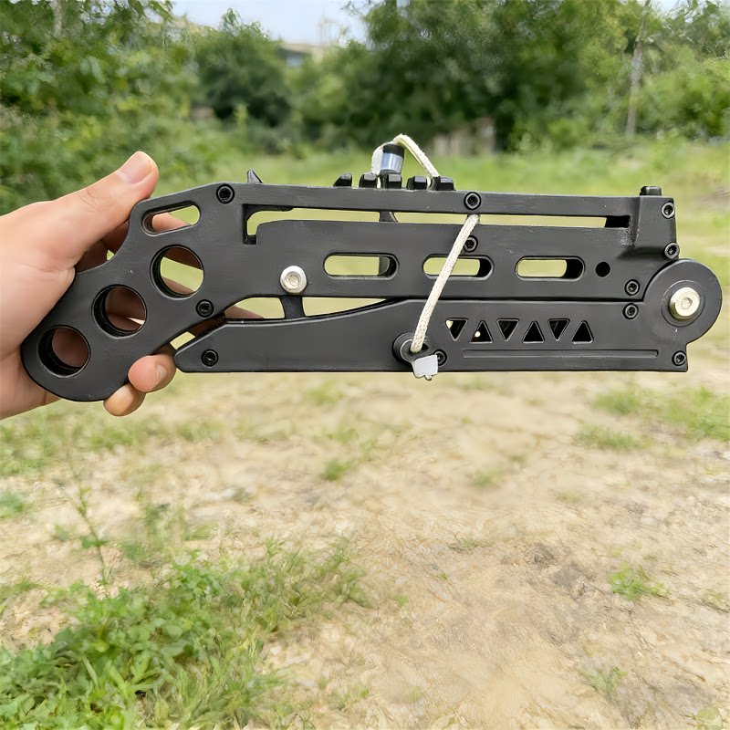 Боу 新款超大号萝卜刀新款成人玩具折叠弹弓成年人专用高精度户外竞技 0431