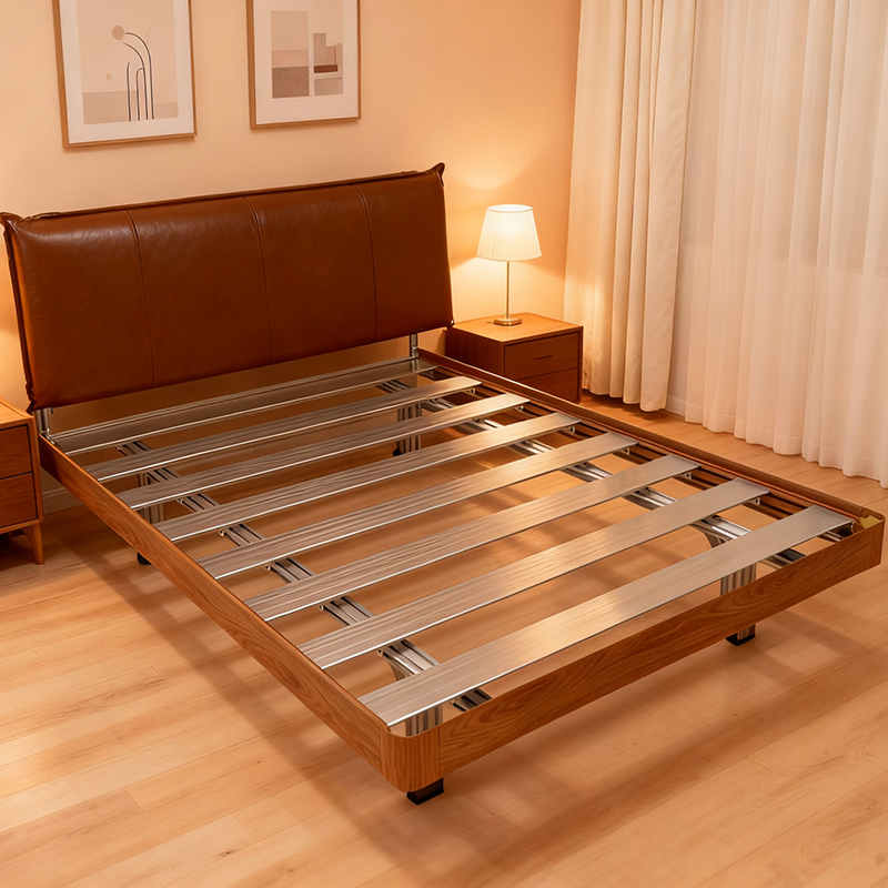 Suspended Bed Aluminum Alloy Bed Frame Modern Minimalist Master Bedroom Aluminum Profile Double Bed Tatami Slatted Frame Suspended Bed Frame Suspended Bed Aluminum Alloy Bed Frame Modern Minimalist Master Bedroom Aluminum Profile Double Bed Tatami Slatted Frame Suspended Bed Frame