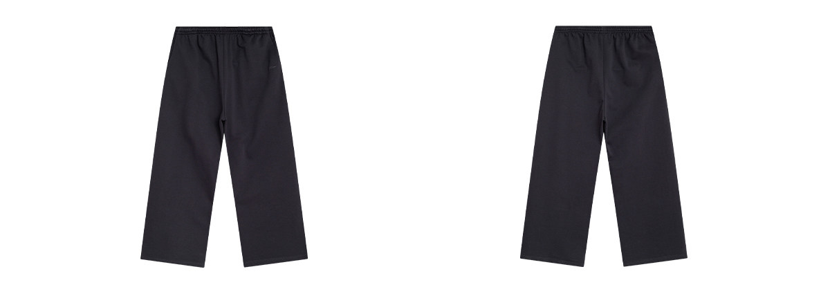 Loopsoon Wide-Leg Straight Sweatpants