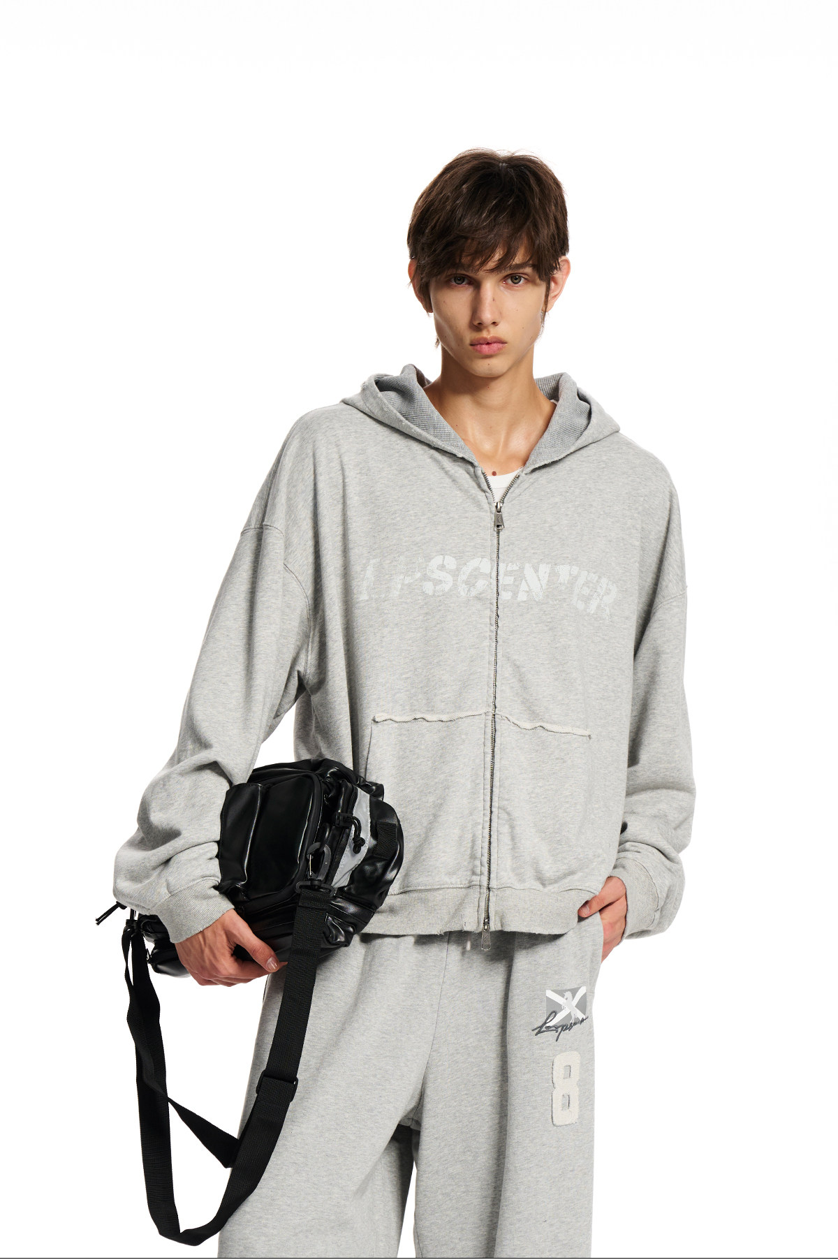 Loopsoon Double-Layer Zip-Up Hoodie