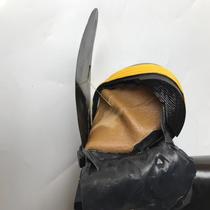 Rain boots fire-fighting water shoes fire-fighting rubber boots with steel bottom anti-smash anti-puncture steel toe anti-training boots