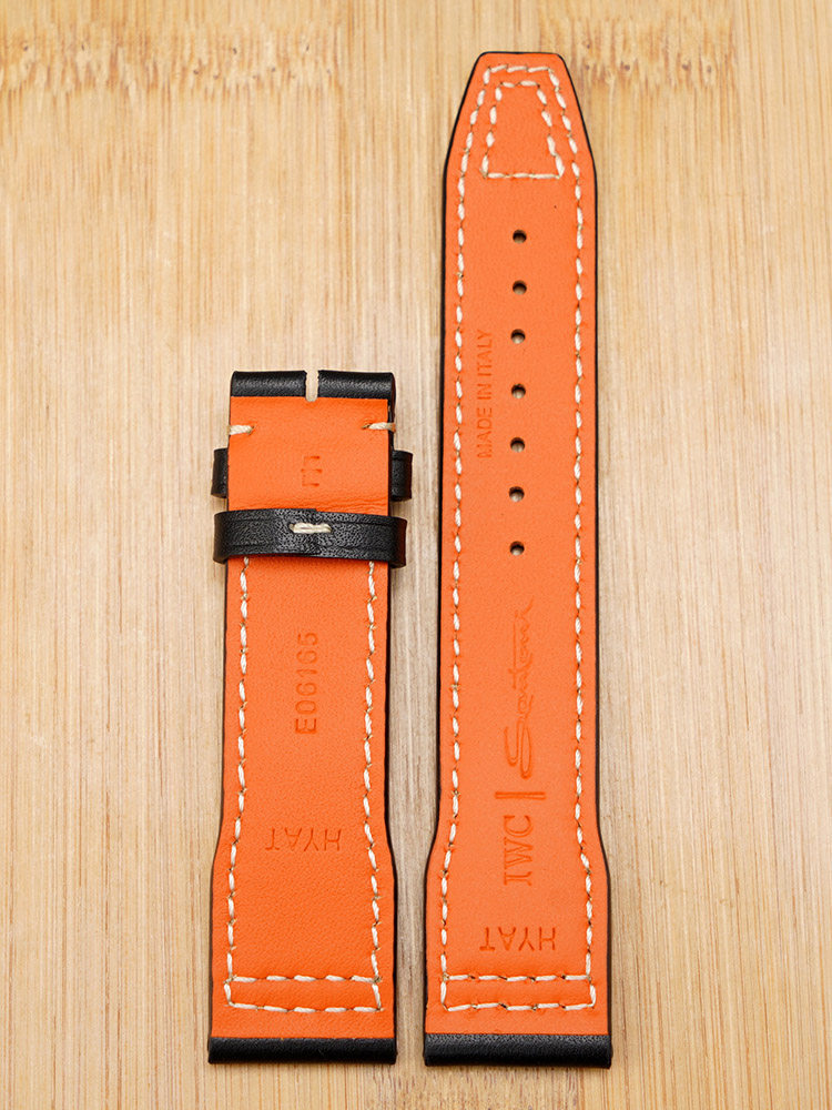 Suitable for Iwc Pilot Genuine Leather Watch Strap Little Prince Mark Xviii Titanium 20 Men's Original Pin Buckle Strap