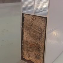 Ceramic tile cabinet aluminum alloy accessories extra thick mountain groove brick clamp stove column column slot edge sealing mountain groove large mountain groove