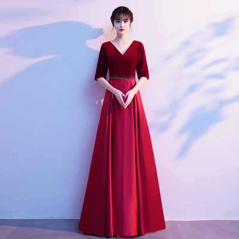  2XL+Burgundy, V-neckline   - $3.14 
