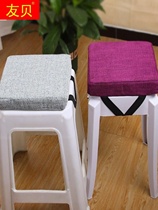Square stool plastic stool square bench cushion clothing factory chair cushion childrens sponge stool cushion breathable fart cushion