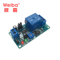 Weiba Normally Open Delay Relay Module Delay Switch Relay 5V12V Timing Vibration Alarm