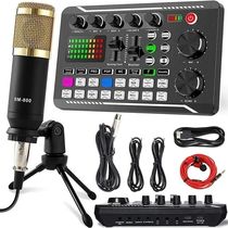 DJ Equipment Microphone Sound Card Console Studio Sound Card