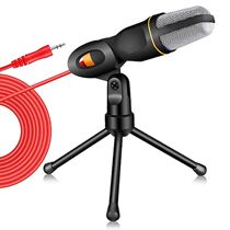 Microphone with Mic Stand Professional 3 5mm Jack Recording