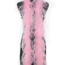 Ostrich feather strips handmade DIY scarf feather strips performance clothing accessories wedding shoes and hats decorative wool scarf