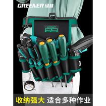 Green Forest Electrician Tool Belt Bag Quick-hook Tool Belt Multifunctional Portable Special Sturdy and Durable Storage Bag