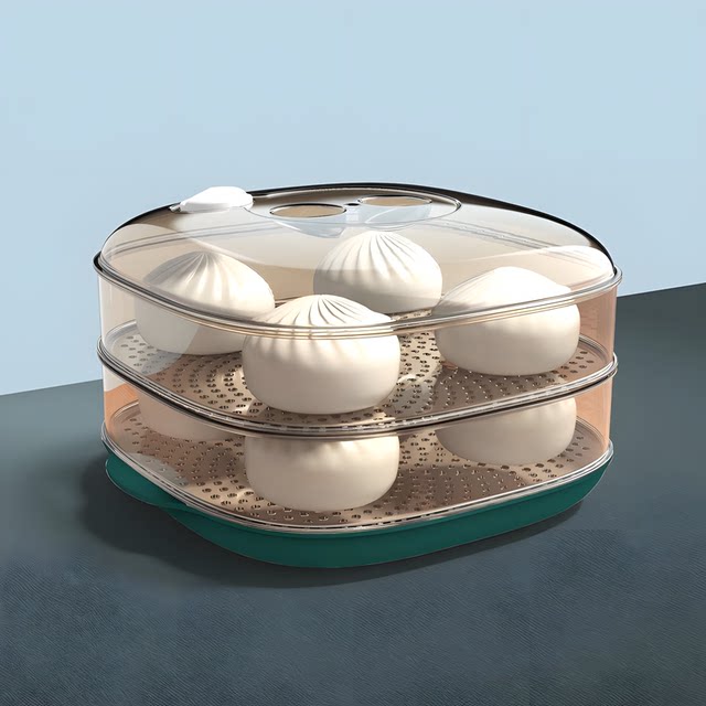 Galanz Midea Microwave Heating Cover Steamer Fresh-Keeping Insulation Special Food-Grade Lunch Box Steaming Box Bowl Utensil