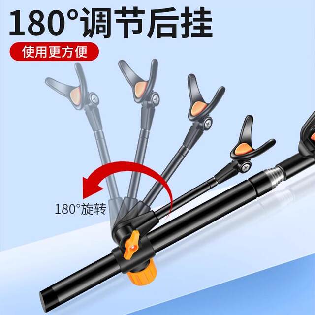 Fort fishing rod bracket stainless steel fishing ground insert fishing rack rod rack multi-functional fishing rod hand rod support frame
