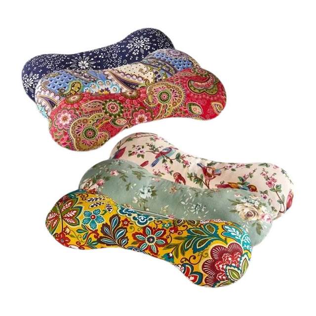 Aiqinfang Neck Pillow Multifunctional Mugwort Pillow Professionally Creates Pure Mugwort Filled Adjustable Bone Pillow Suitable for All Ages