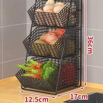 Storage rack multifunctional storage rack storage rack dining table desktop countertop kitchen rack vegetable rack