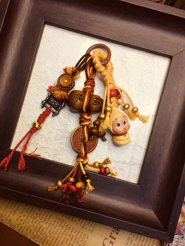 New Year of the Horse Blessing Authentic Cute Handmade Original Phone Chain Keychain Couple Gift Sp Star People