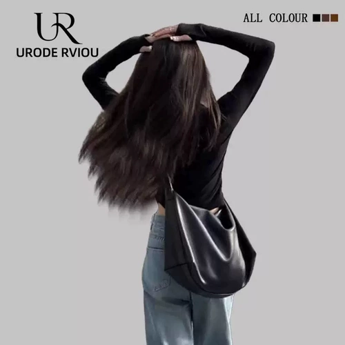 Сумка через плечо, вместительная и большая сумка на одно плечо, из натуральной кожи, премиум класс