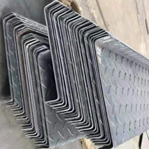 Whole house steel herringbone plate pattern plate sliding stair tread plate Z-shaped plate U-shaped plate L-shaped plate