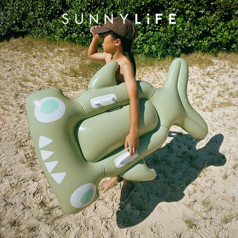 Детская надувная доска для серфинга Sunnylife плавающая кровать Австралия ins чистая красная плавающая кровать для бассейна надувная плавающая доска Изображение 1